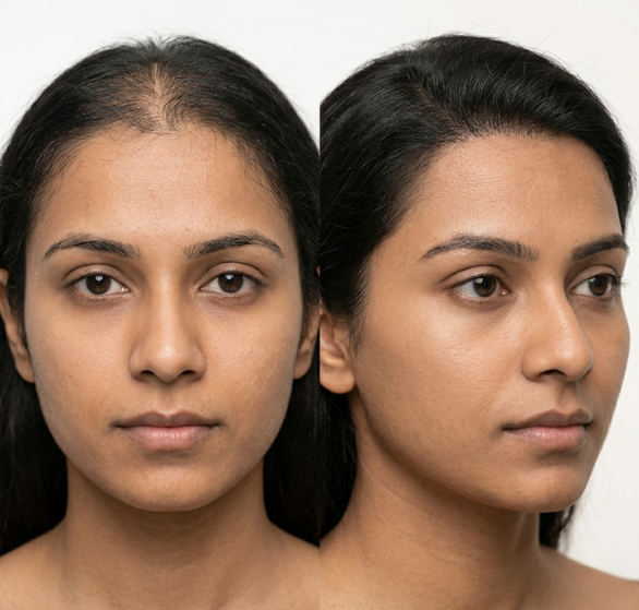 1-Unshaven FUE (Follicular Unit Extraction) hair transplant.png